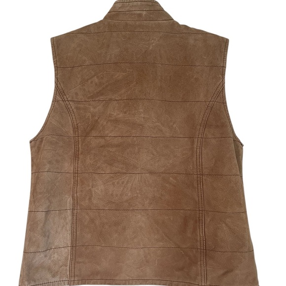 Scotts Suede Tan Suede Vest - Picture 2 of 5